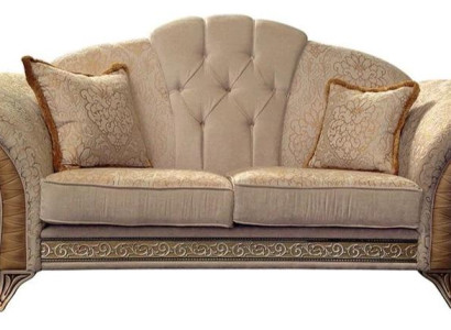 Sofa 2 Seater Couch Design Upholstery Classic Fabric arredoclassic Two-seater