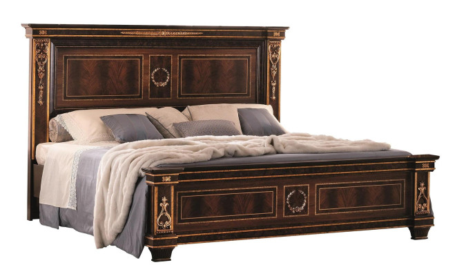 Bedroom Hotel Beds Double Bed Design Wood 180x200cm Furniture arredoclassic