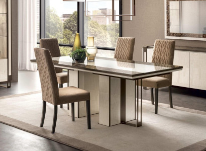Dining table + 4x Chairs Chair Modern Dining room Set Dining set Table Tables Suite