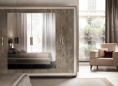 Luxury Clothes Wardrobe Designer Clothes cabinets Wardrobe 6 doors arredoclassic