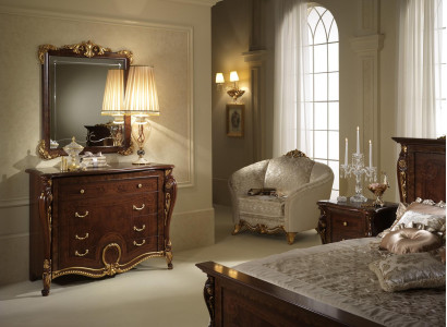 Consoles Table Chest of drawers with Mirror Furniture Luxury Set Console 2pcs. Made in Italy