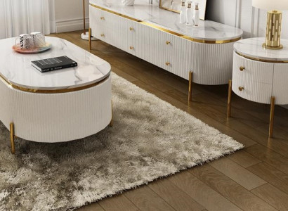 Living room furniture set designer living room sideboard coffee table side table 3 pieces.