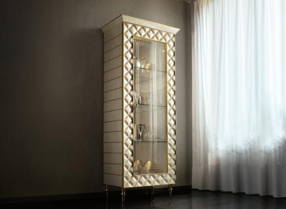 Display case Wardrobe Glass Cabinet Designer Furniture Rococo Baroque Deco Art Nouveau