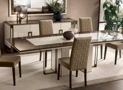 Dining table Table Dining room Living room Suite Wood Design Tables 200x102/280cm