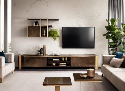 Shelves Wall unit TV-cabinet tv Sideboard Display cabinets Wardrobe Living room Shelf arredoclassic