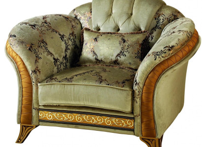 Luxury TV Classic Armchair Lounge 1 Seater Fabric Relax Club arredoclassic
