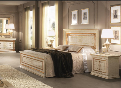 Bed Upholstery Design Luxury Double Beds Hotel Wood Sleep Room arredoclassic