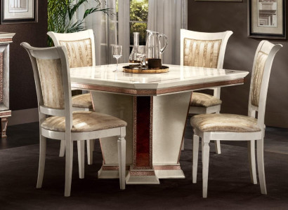 Baroque Dining table Table Wood Group Dining room Living room Suite Design Tables