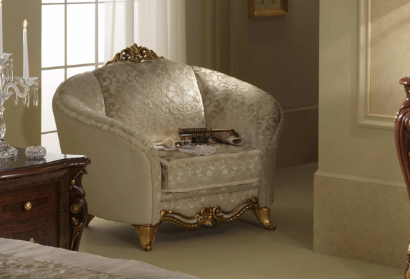 Design Luxury Chair Armchair Sofa 1 Seater TV Lounge Chaise Sofa Textile new