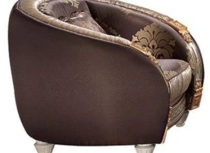 Classic Armchair TV Sofa 1 Seater Couch Designer Textile Sofas Upholstery new