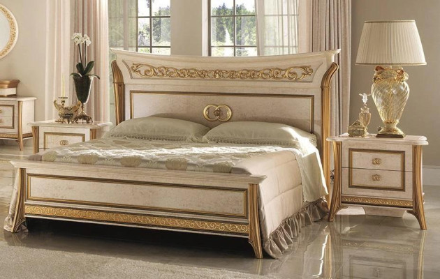 Bed Design Luxury Double Hotel Beds Sleep Room 180x200 arredoclassic Furniture