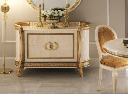Design Furniture Style Baroque Chest of drawers Wardrobe Beige Luxury Wood Italian Furniture new