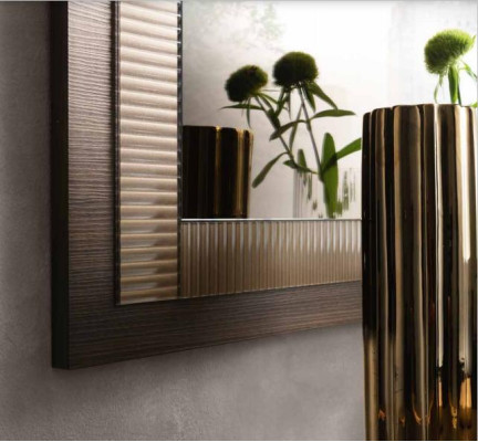 Buffet Sideboard Chest of drawers Mirror Real Handcraft Wood Shelf Shelves 2pcs