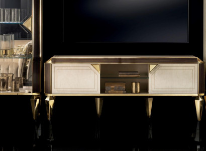 Designer TV cabinet tv sideboard chest of drawers side low wardrobe shelf luxury living room board