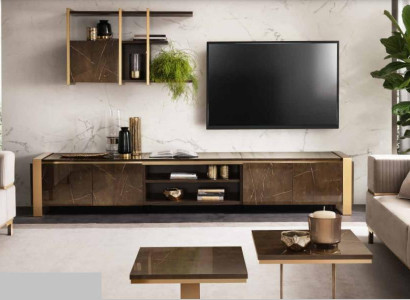 Luxury Sideboard tv Lowboard TV-cabinet xxl Wardrobe Table Living room Wood TV-cabinet new Hotel