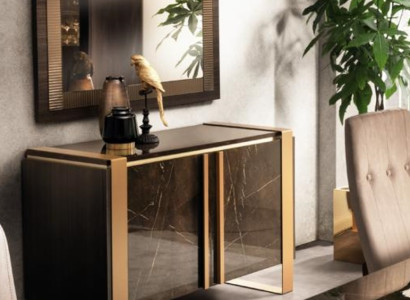 Furniture Stil Classic r 2-piece set Chest of drawers with Mirror Luxury Italian Furniture