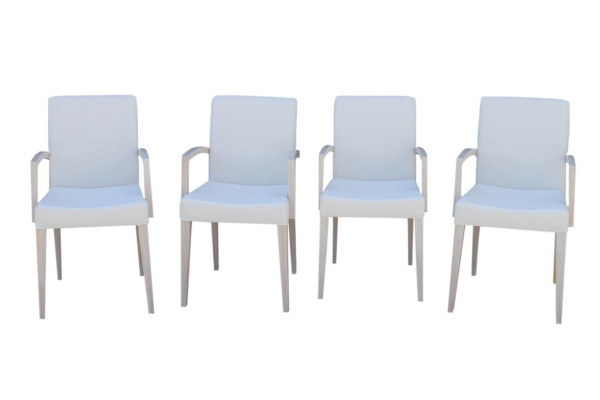Modern Dining room Chairs Group Armchair Suite Chair Armrest 4x Immediately new