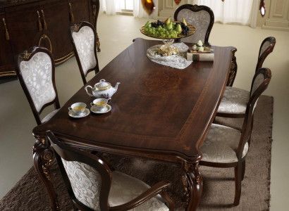 Classic 1 Chair Designer Italian Dining room Furniture Wood Baroque