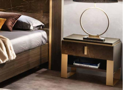 Design Night Table Console Metal Gloss Decorative Tables Consoles Sleep Room