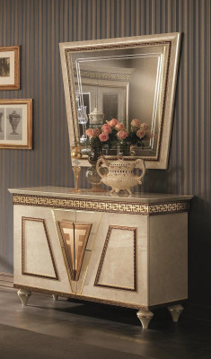 Classic r Mirror Luxury Console Bedroom Style Modern Glass Mirror Wall