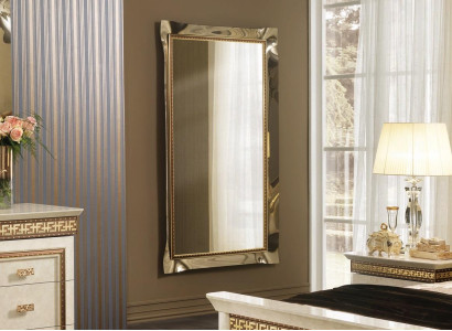 Classic r Wall mirror Mirror Furniture Baroque Glass Frame Wall Gold 105x170cm