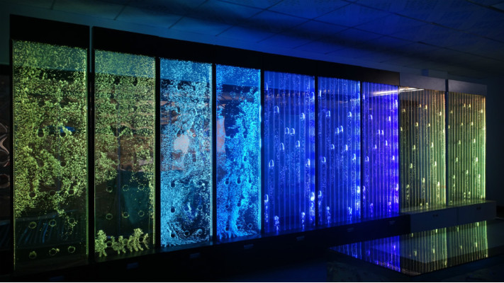 Wall Panel Water Bubbles LED Water Wall Decorative Designer Water Wall