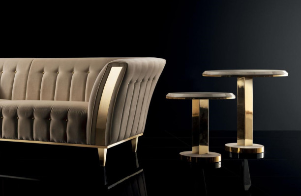 Round Side table Table Coffee table Sofa Living room Design Tables Round Furniture