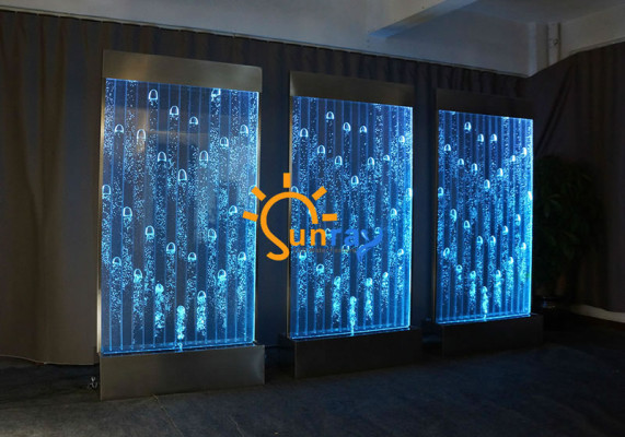Wall panel partition water walls wall LED water wall design