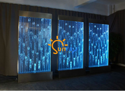 Wall panel partition water walls wall LED water wall design