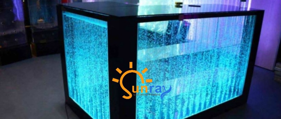 Bar Table Water Wall Bar Counter Furniture Illuminated Bar Table Bar Counter