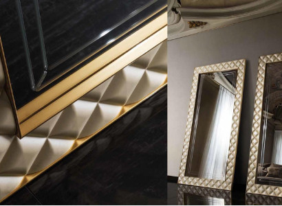 Standing mirror Large Mirror XXL royal Rococo Baroque Art Nouveau designer