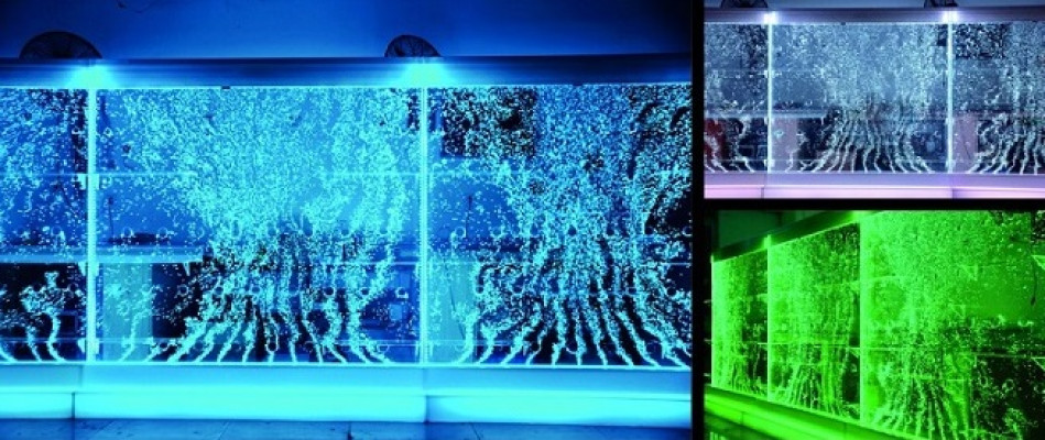 Led Water Wall Bar Shelf Column Water Column Counter Shelves Divider