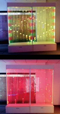 Modern Decorative Partition Water Walls LED Water Wall Illuminated Wall