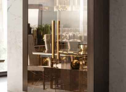 Glass Cabinet Display Case Showcases Luxury Wardrobe Wood Style Glass Shelf Cabinets