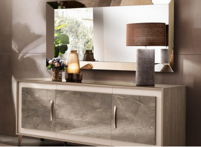 arredoclassic Chest of drawers Sideboard Side Low Board Wardrobe Living Room Shelf Luxury