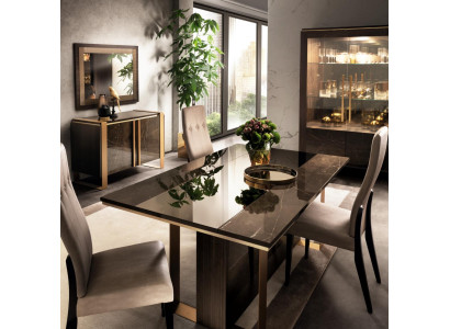 Designer Dining table Design Table Wood Dining room Living room classic 160x90 cm new