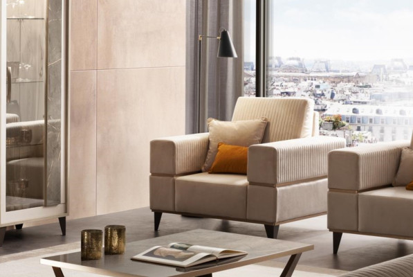 Armchair Relax Leather Lounge Club Upholstery Couch Luxury Sofa Furniture arredoclassic