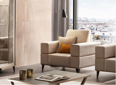 Armchair Relax Leather Lounge Club Upholstery Couch Luxury Sofa Furniture arredoclassic