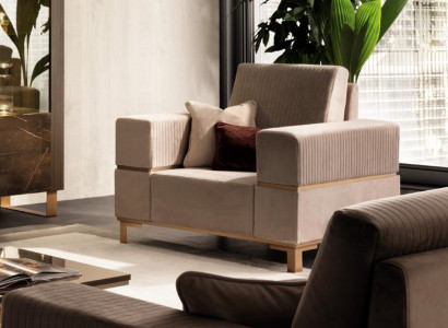 Design Luxury Armchair Chair Sofa 1 Seater TV Lounge Chaise Sofa arredoclassic
