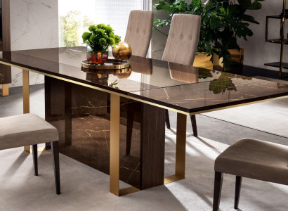 Designer Dining table Design Table Wood Dining room Living room table Italian Furniture