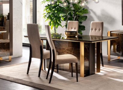Dining table Table Group Dining room Living room Suite Wood Design Tables 200x100cm