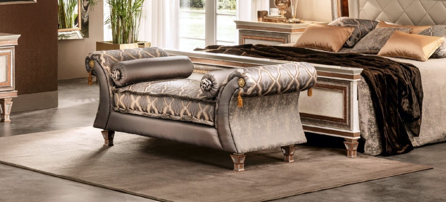 Chaise Longue Loungers Furniture Ottoman Living room Design Sofa Lounger arredoclassic