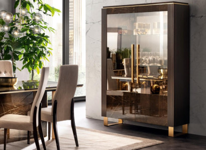 Classic Display case Wardrobe Italian Furniture Display Cabinet Glass New