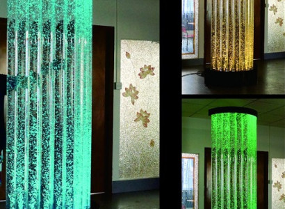 Water column xxl 110x200cm big water wall columns wall partition