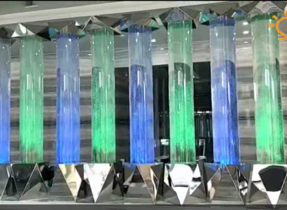 Water column xxl 50x300cm big water wall columns wall partition LED