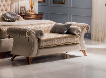Chaise lounge stool seat lounger baroque rococo art nouveau classic