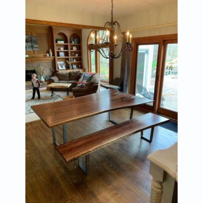 Design Table Stool Dining table Kitchen table Living room Tables Benches Solid Real wood