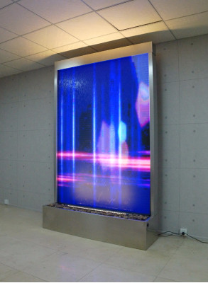 Water Wall Water Wall column base cabinet Ragal Display case water walls