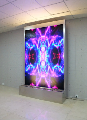 Water Wall Water Wall column base cabinet Ragal Display case water walls