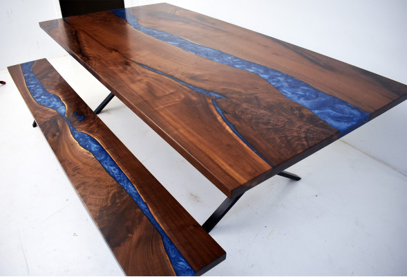 Design Table Stool Dining table Kitchen Table Tables Benches Solid Real wood Living room